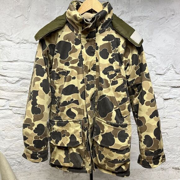 VTG COLUMBIA GoreTex Thinsulate Frogskin Camo Hunting Jacket Coat Made in USA - Picture 1 of 16